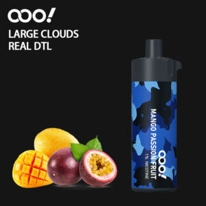 OOO! DL/DTL E-papierosy Jednorazowe POD Vape Shisha 12000 Puffs 20ml/15ml Regulowany przepływ powietrza