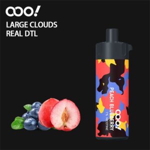 OOO! DL/DTL E-papierosy Jednorazowe POD Vape Shisha 12000 Puffs 20ml/15ml Regulowany przepływ powietrza